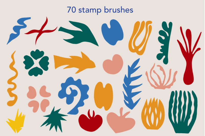 matisse-cutout-procreate-stamp-brushes
