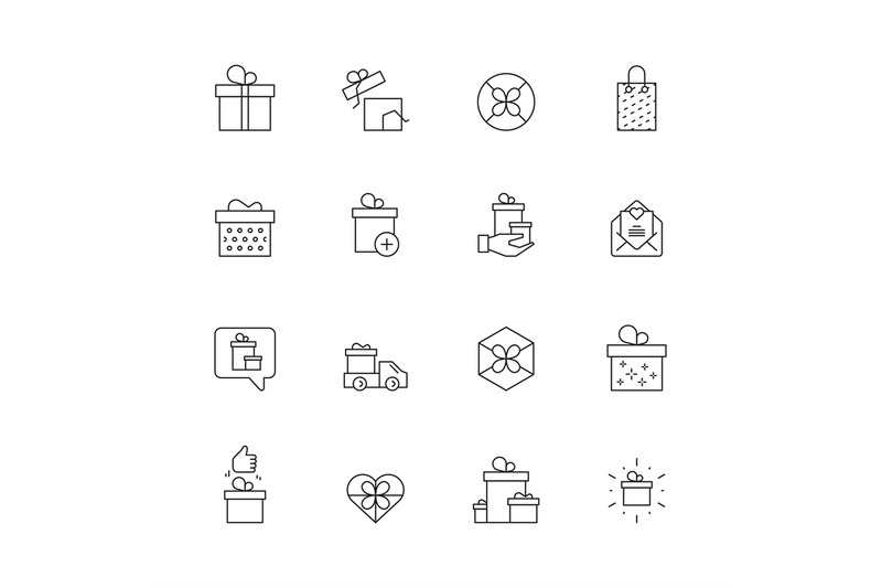 gift-icons-packages-with-ribbons-offers-present-boxes-shopping-cart-v