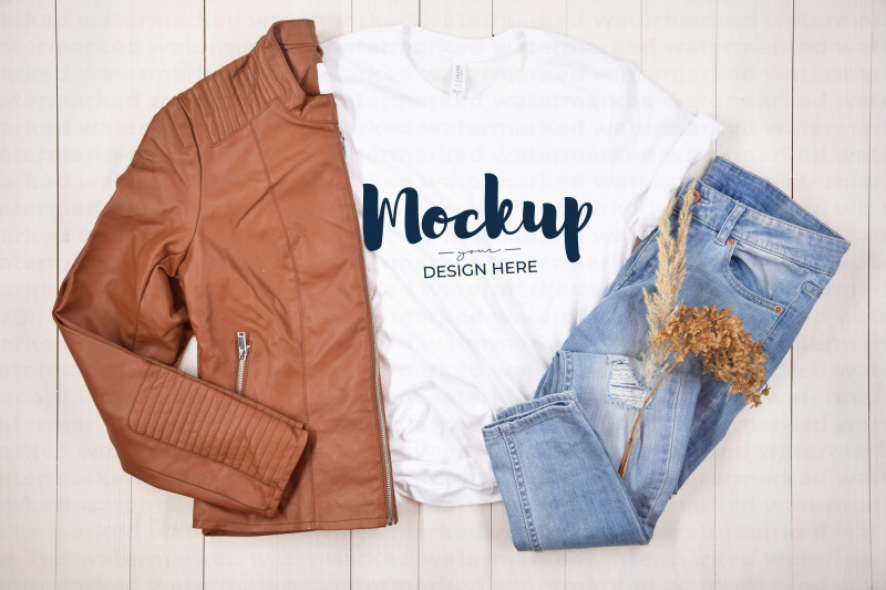 casual-white-shirt-mockup-with-leather-jacket