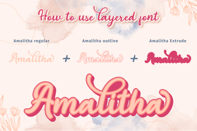 amalitha-layered-script-font