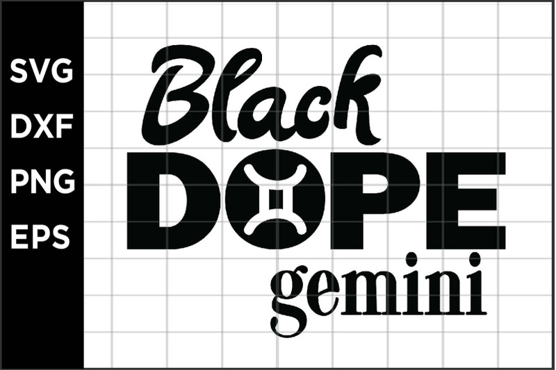 black-dope-gemini-svg