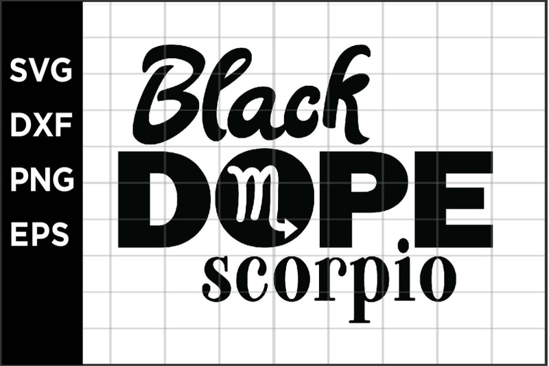 black-dope-scorpio-svg