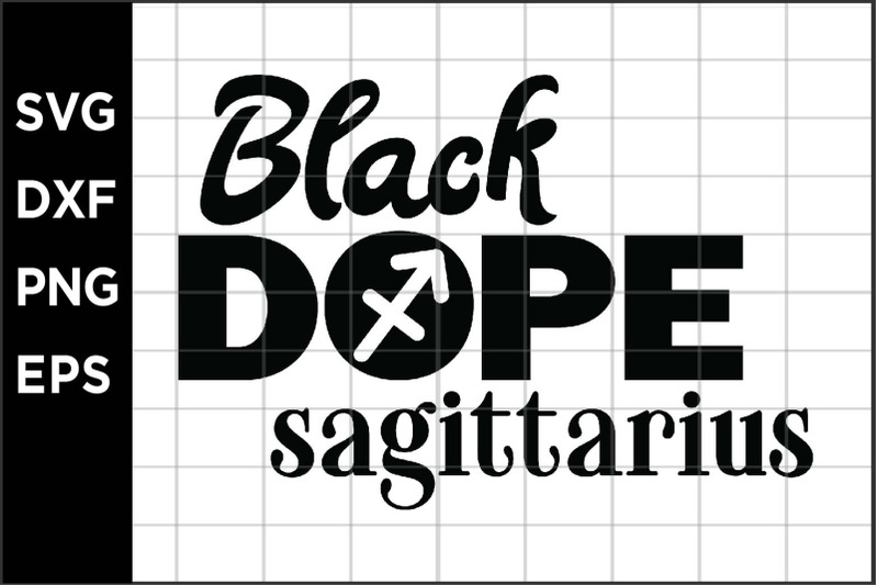 black-dope-sagittarius-svg