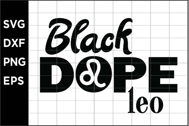 black-dope-leo-svg