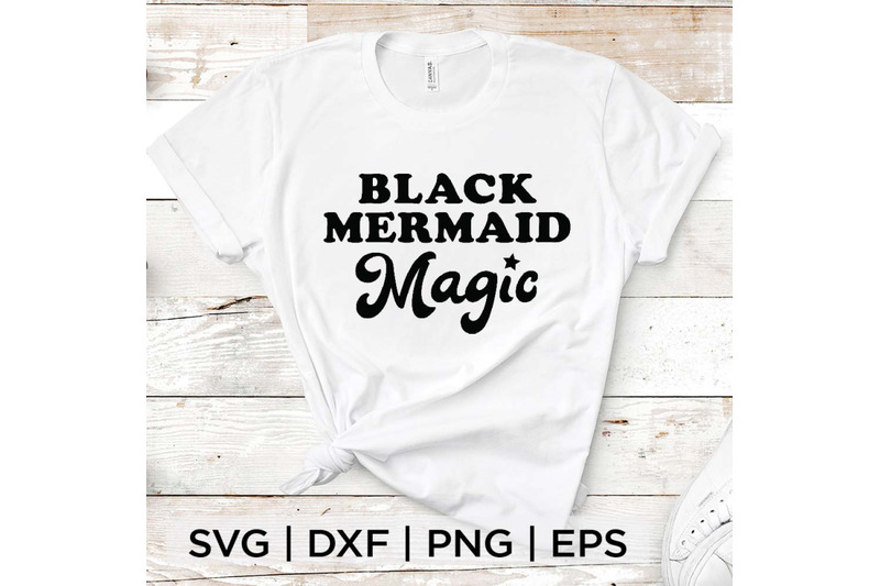 black-mermaid-magic-svg