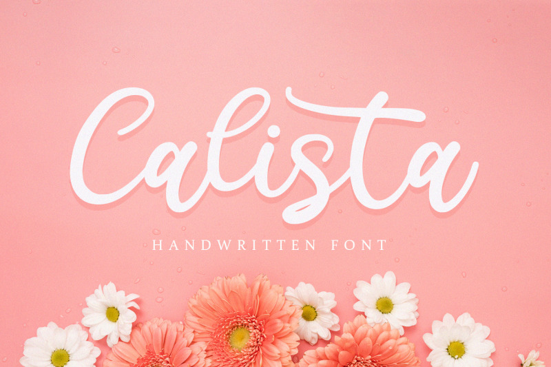 calista-handwritten-font