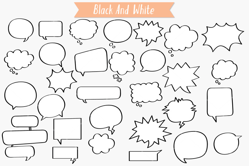 speech-bubbles-comic-book-talk-thinking-cloud