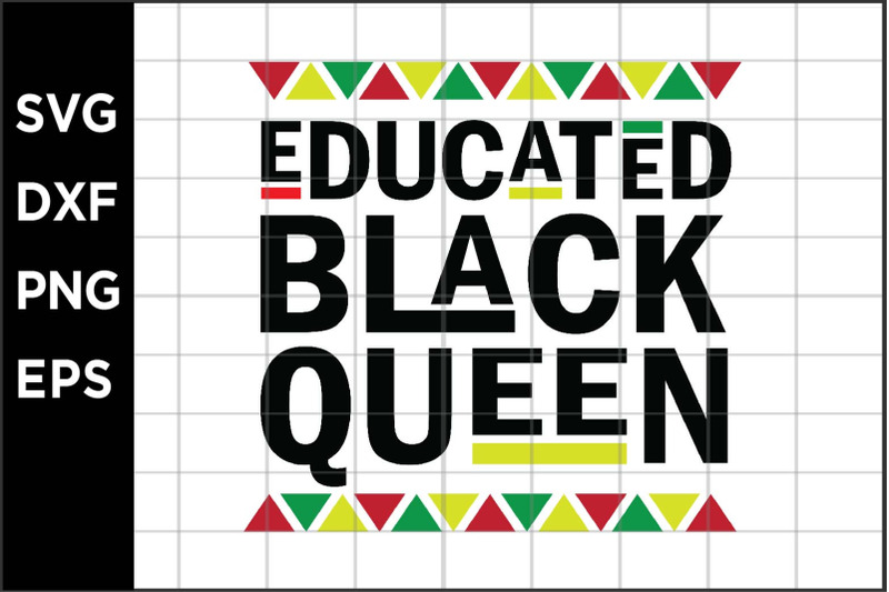 educated-black-queen-svg