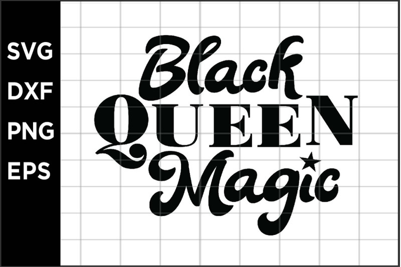 black-queen-magic-svg
