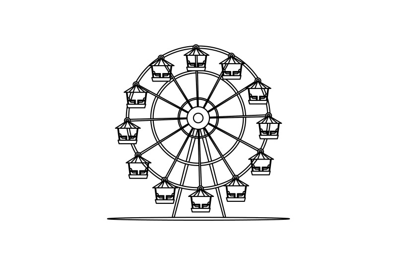amusement-parks-ferris-wheel-flat-icon