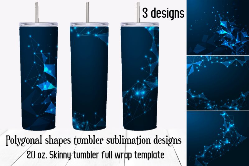 polygonal-shapes-tumbler-sublimation-designs-skinny-tumbler
