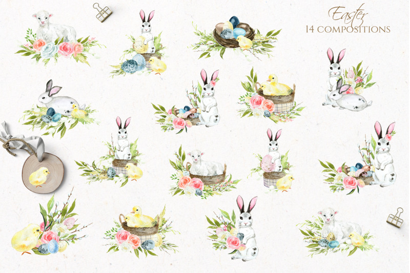 watercolor-spring-easter-animals