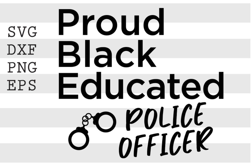 proud-black-educated-police-officer-svg