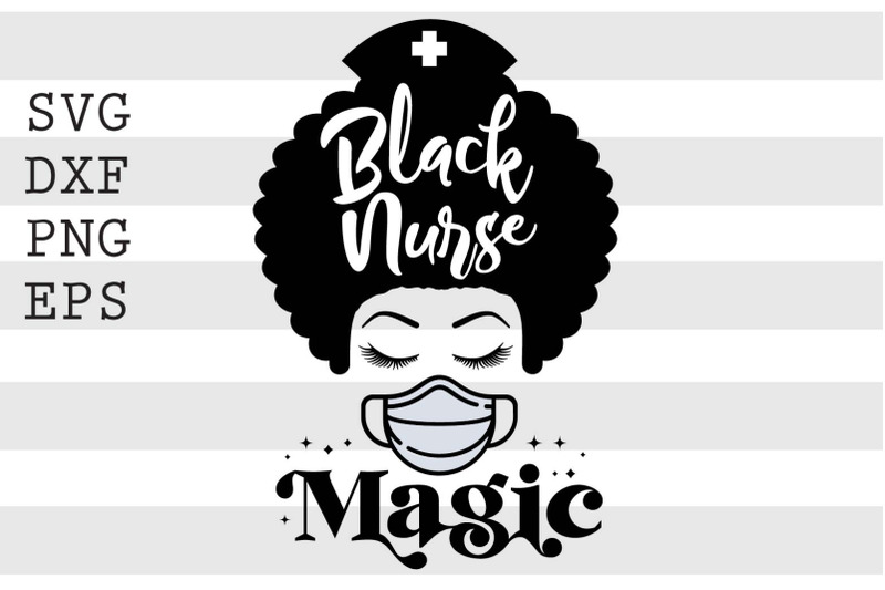 black-nurse-magic-svg