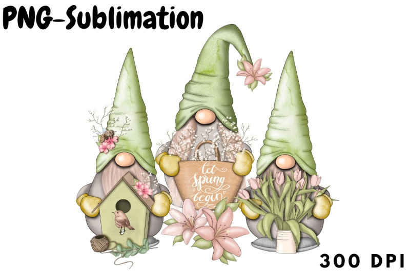 spring-gnomes-png-sublimation