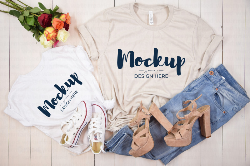 mother-daughter-t-shirt-mockup-mothers-day