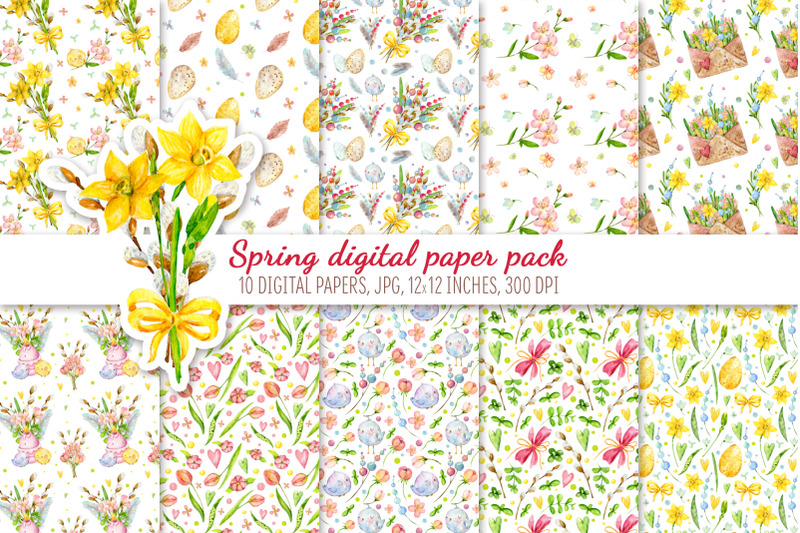 digital-scrapbook-paper-pack-hello-spring