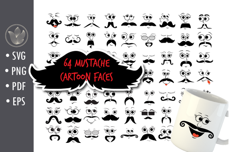mustache-cartoon-faces-sg-cut-files-mustache-characters-clip-art
