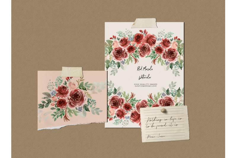 marsala-watercolor-clipart-flowers-flower-clipart-wedding