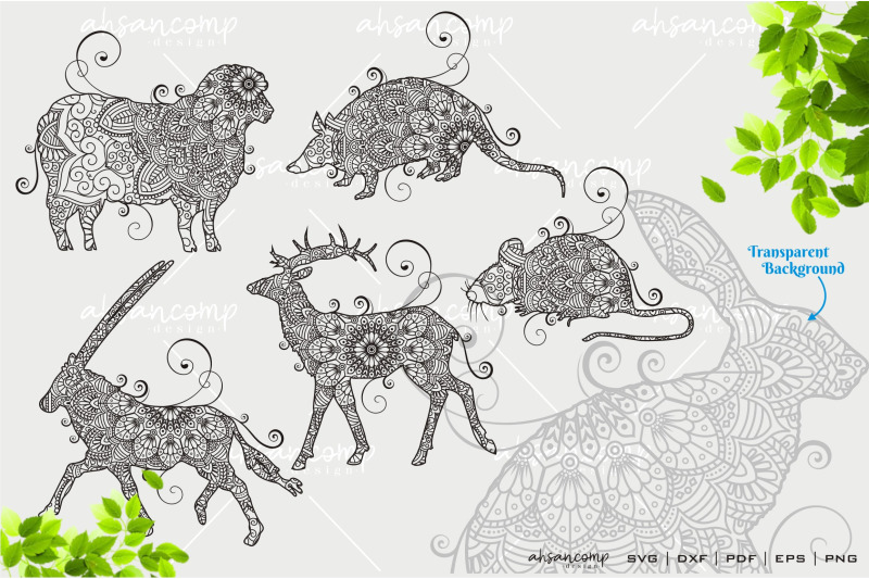 animal-mandala-vector-coloring-book-2