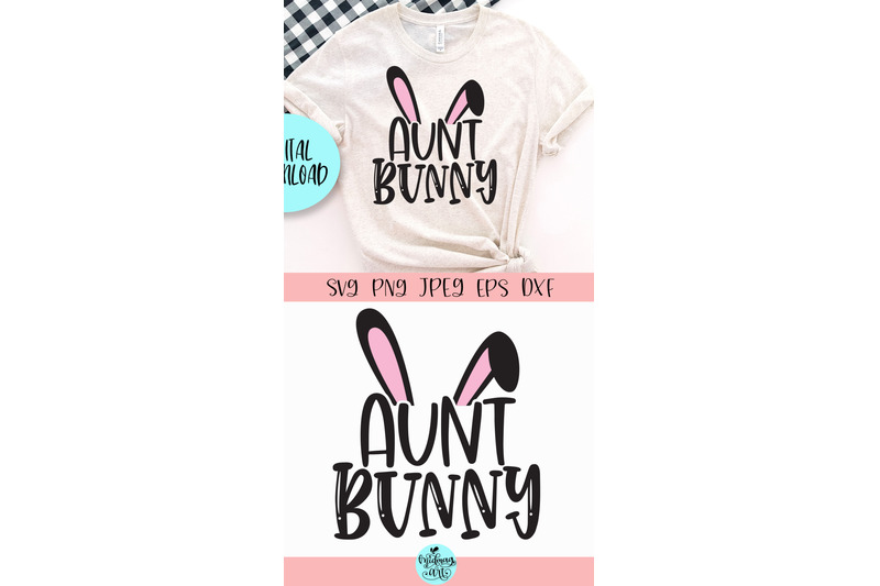 aunt-bunny-svg-easter-svg