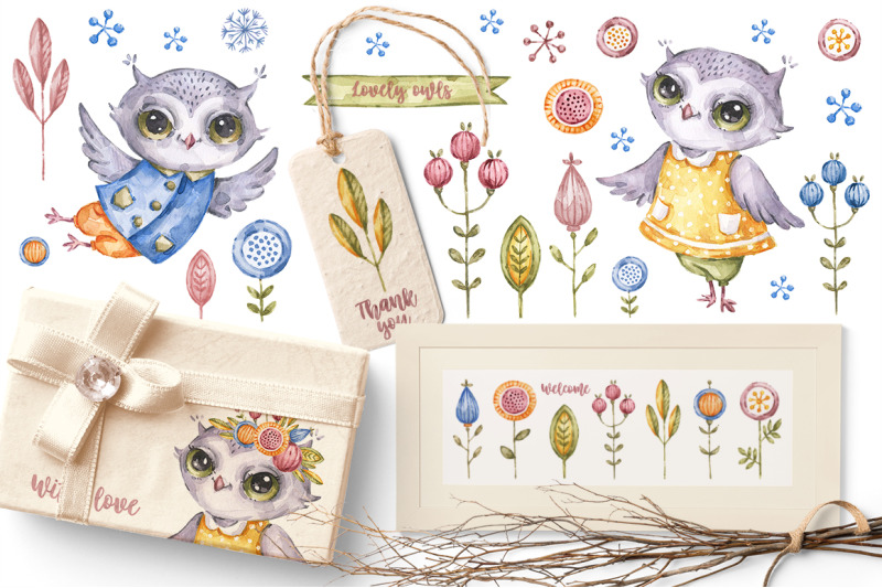 owl-clipart-watercolor-illustrations-cute-baby-owl-graphics-png
