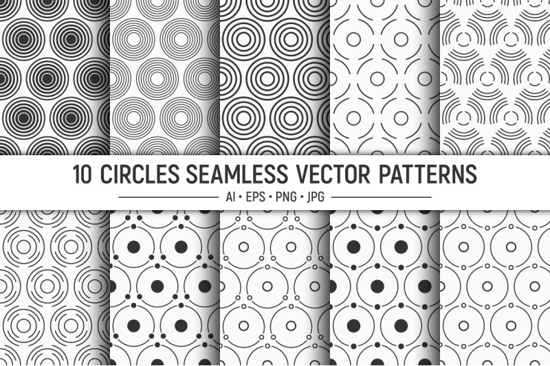 10-seamless-circles-vector-patterns