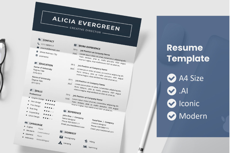 resume-simple-printable-template