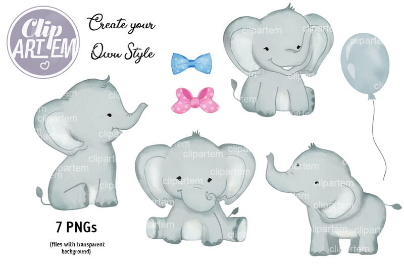 watercolor-baby-elephants-boy-girl-png-set-watercolor-clip-art