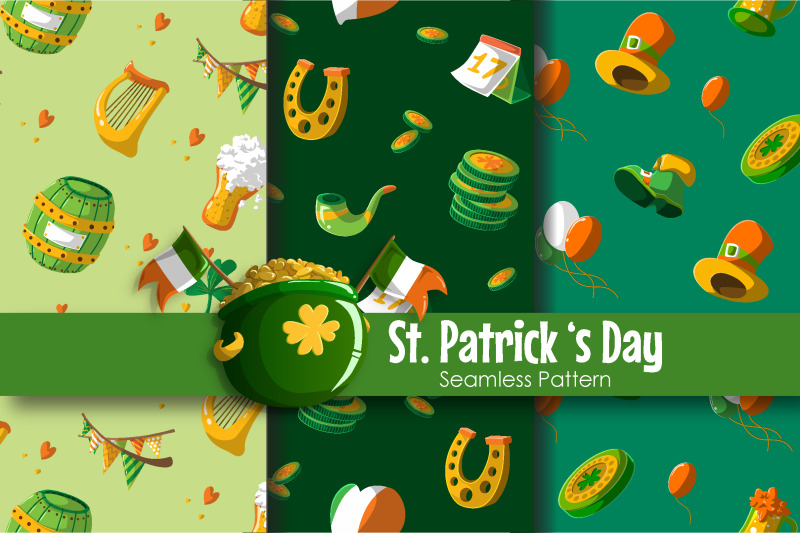 saint-patricks-day-seamless-pattern