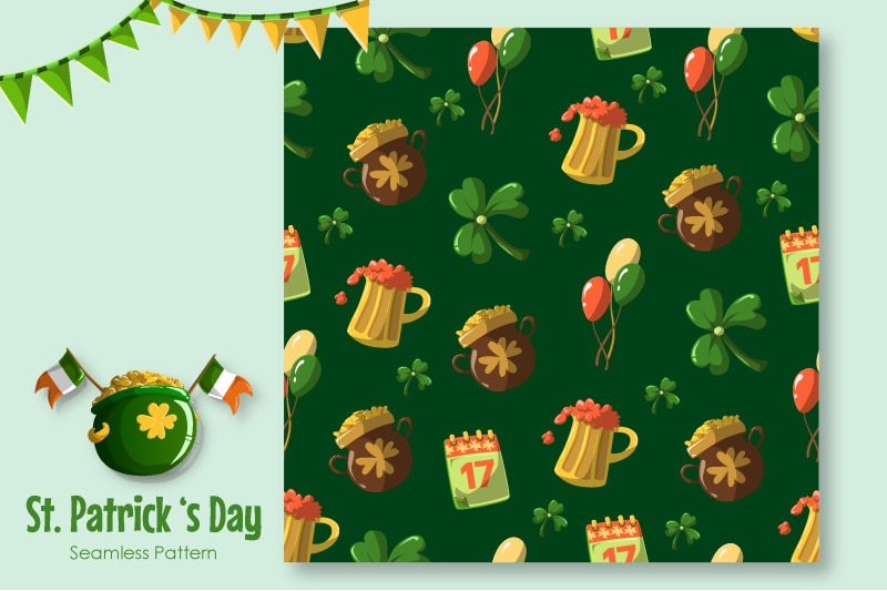 saint-patricks-day-seamless-pattern