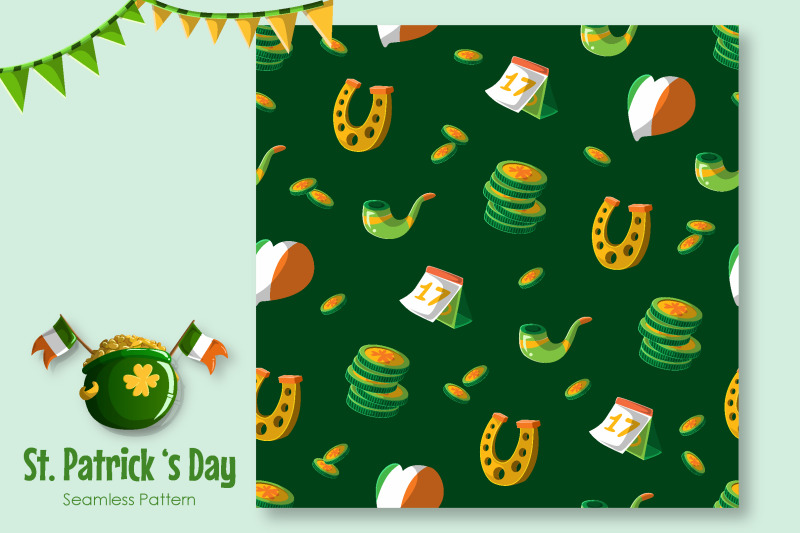 saint-patricks-day-seamless-pattern