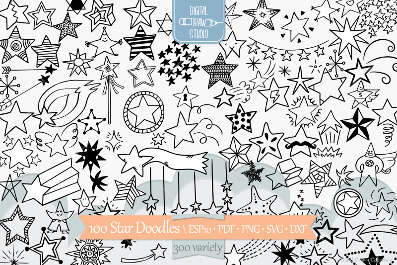 star-doodles-hand-drawn-constellation-shooting-star-garland