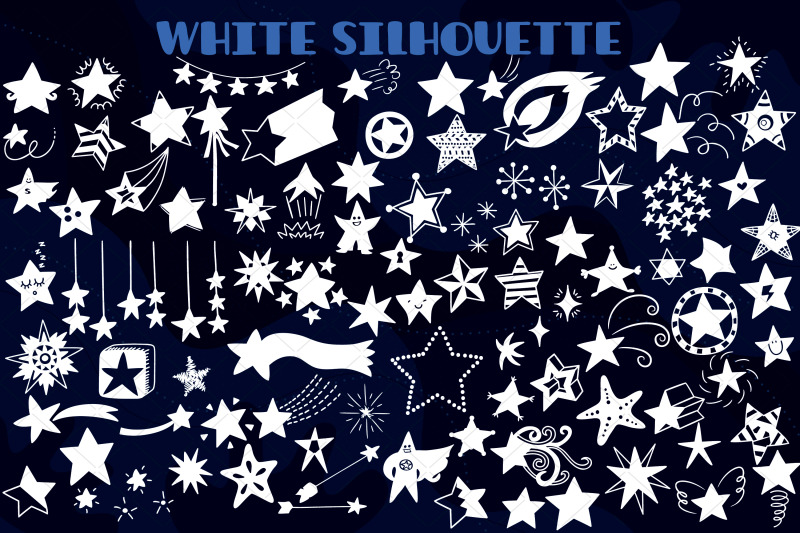 white-star-doodles-hand-drawn-constellation-shooting-star-garland