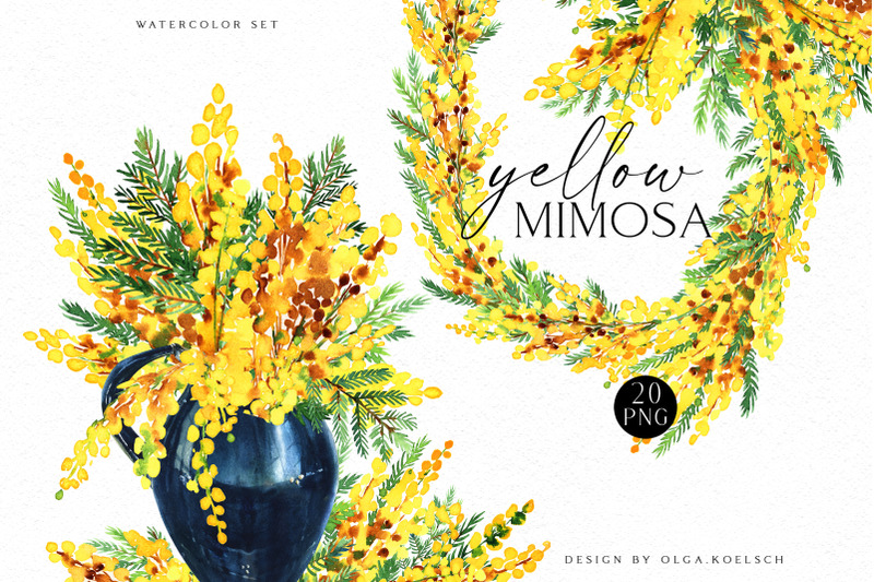 watercolor-mimosa-clipart-yellow-easter-flowers-mother-039-s-day