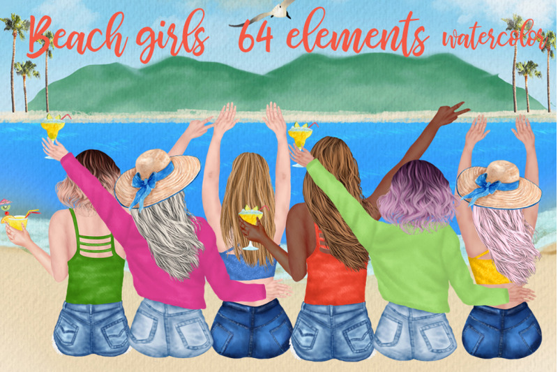 beach-girls-summer-girls-png-beach-party-margarita-cocktails