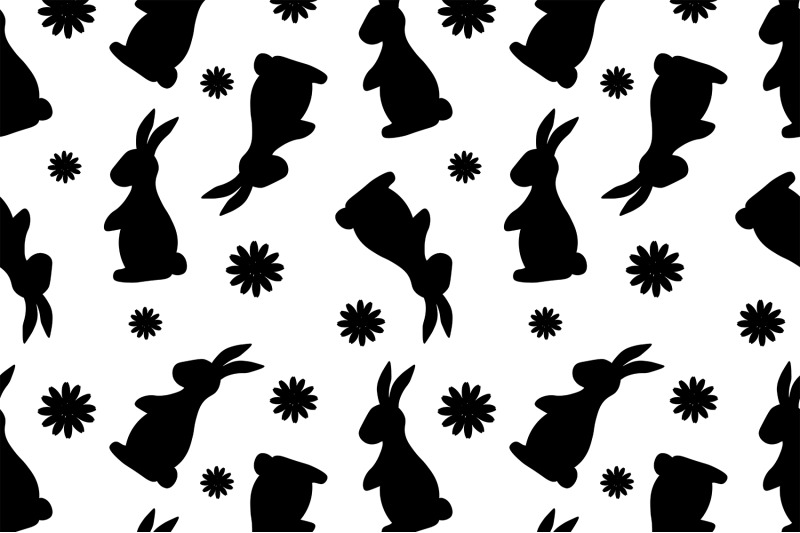 bunny-silhouettes-pattern-happy-easter-pattern-bunny-svg