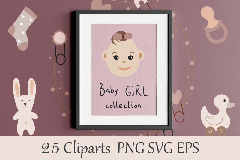 baby-girl-collection-nursery-bohemian-set-newborn-baby-toys-clipart