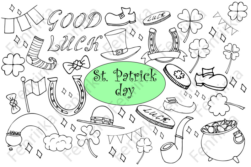big-set-of-contour-vector-illustrations-st-patrick-day-hand-draw