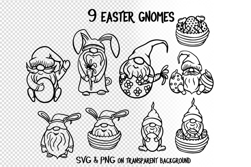 easter-gnomes-and-flowers-svg-and-png-set