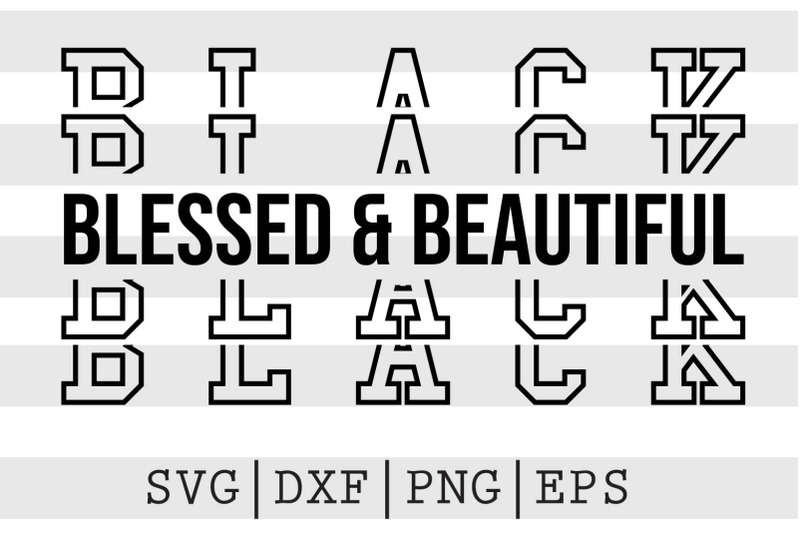 black-blessed-and-beautiful-svg