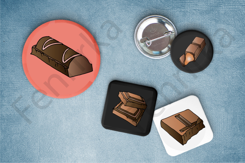 bundle-of-vector-illustrations-of-chocolate-slices