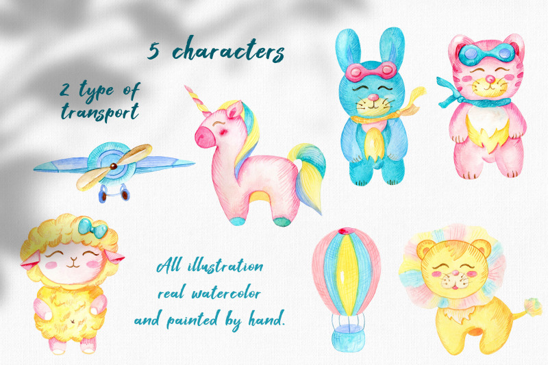 watercolor-kids-clipart-unicorn-clipart-cute-baby-animals-png-subli