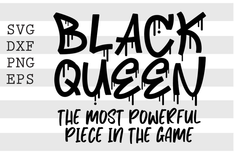 black-queen-the-most-important-piece-in-the-game-svg