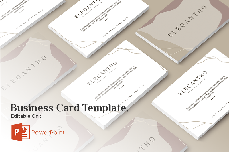 business card template powerpoint 2010