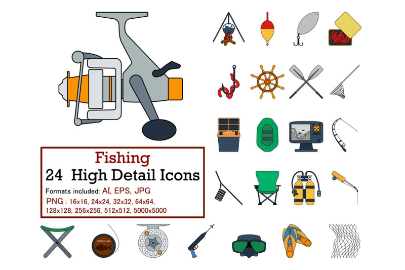 fishing-icon-set