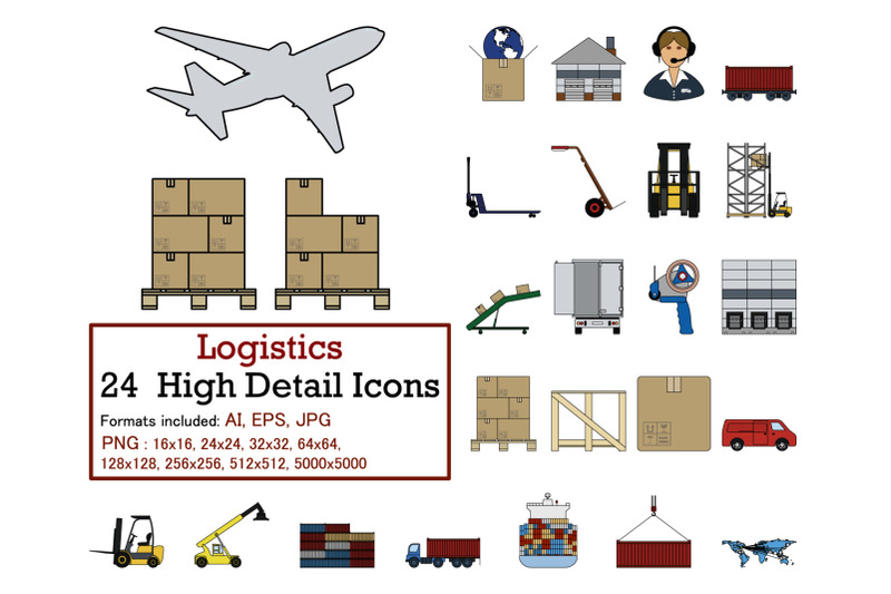 logistics-icon-set