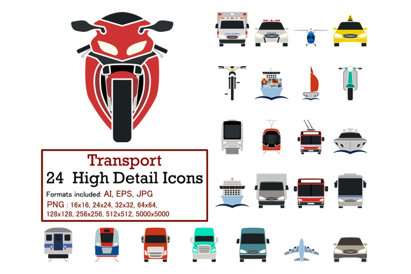 transport-icon-set