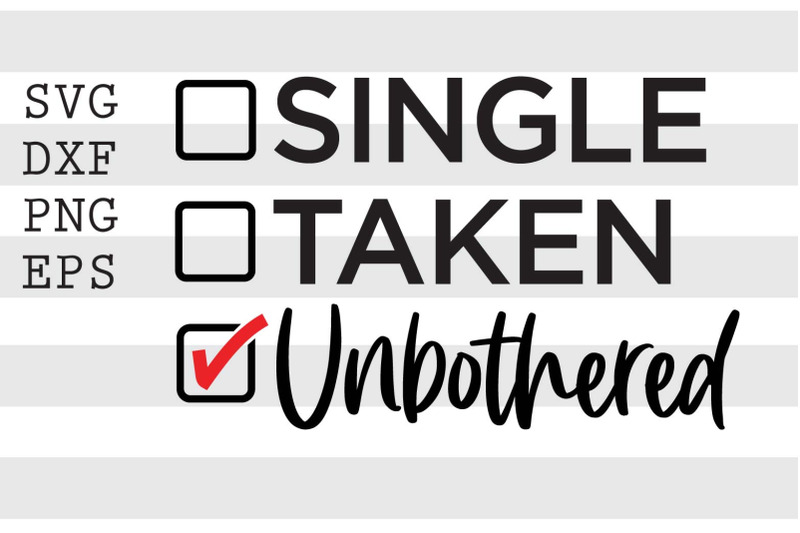 single-taken-unbothered-svg