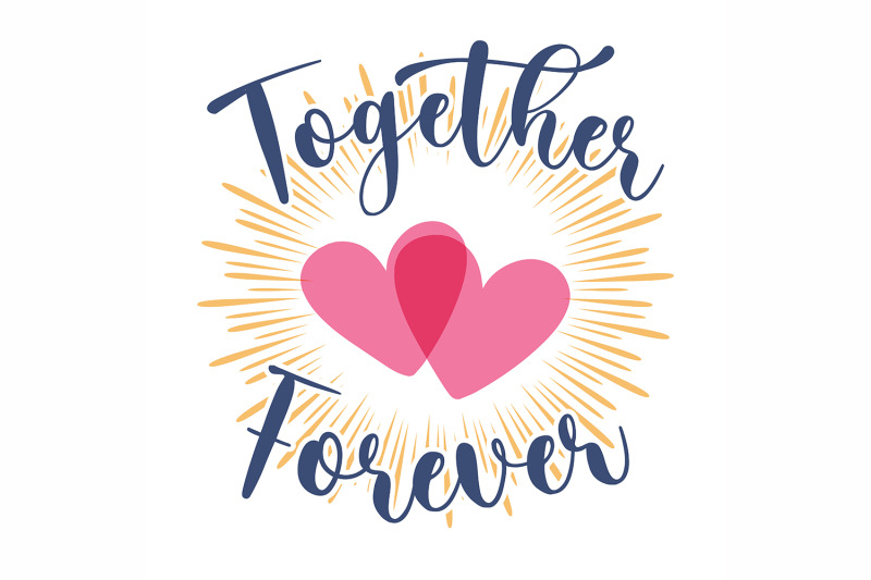 two-hearts-with-lettering-together-forever-emblem